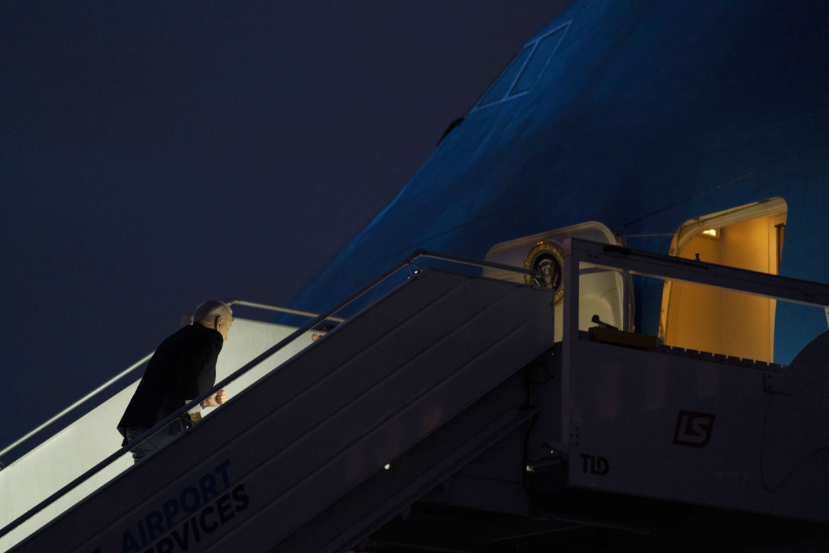 Samolot Air Force One na Lotnisku Chopina