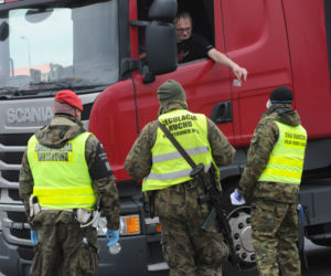 Kontrole graniczne na przejściu w Kołbaskowie