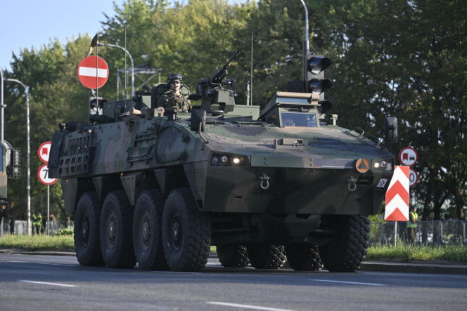 Próba generalna defilady wojskowej w Warszawie