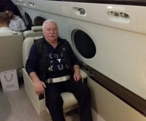 Duda zabrał Wałęsę do Ameryki