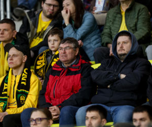 GKS Katowice - Lechia Gdańsk: Zdjęcia kibiców i zawodników z meczu 25. kolejki PKO BP Ekstraklasy