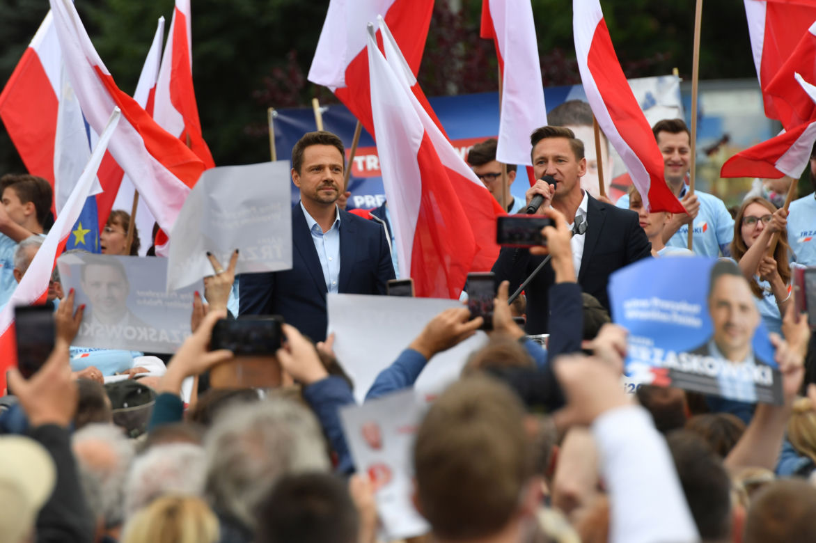 SZCZECIN KAMPANIA WYBORCZA KANDYDATA NA PREZYDENTA  RAFAŁA TRZASKOWSKIEGO