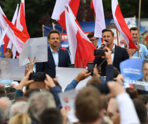 SZCZECIN KAMPANIA WYBORCZA KANDYDATA NA PREZYDENTA  RAFAŁA TRZASKOWSKIEGO