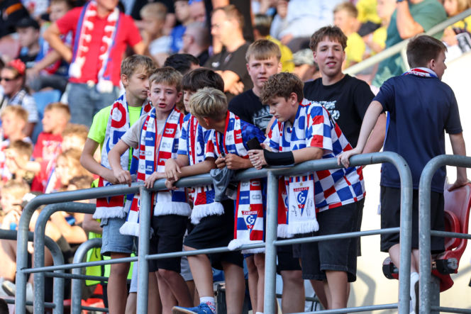 Górnik Zabrze - Ferencvaros: Zdjęcia kibiców z meczu 3. rundy eliminacji Ligi Europy
