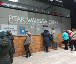 Pierwsze miejsce, do którego docierają uchodźcy - punkt recepcyjny