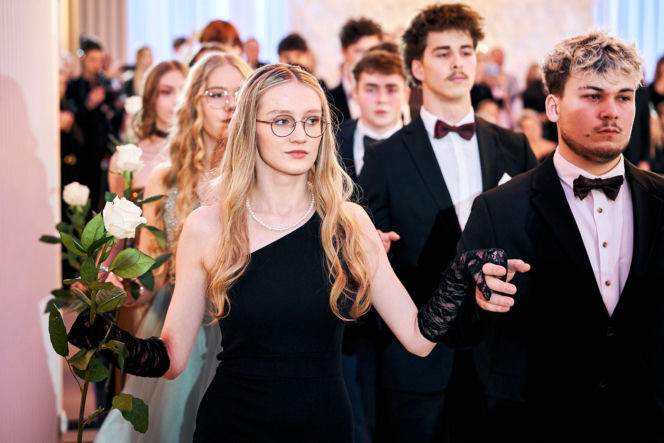 Studniówka siedleckiej Królówki 2026 - walc i polonez