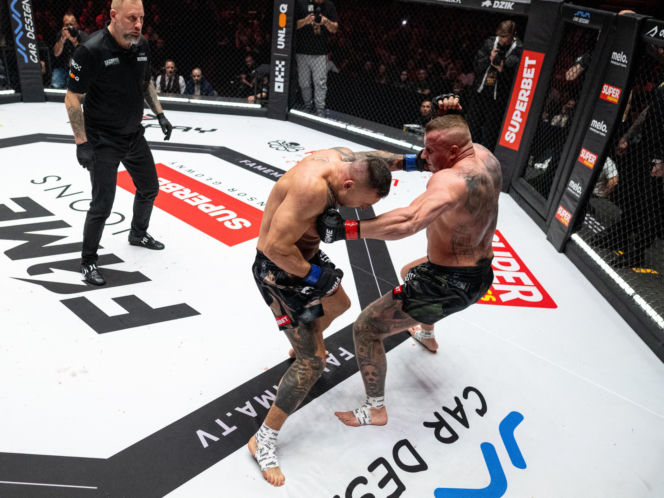 Denis Załęcki - Bartek Szachta na Fame MMA 30