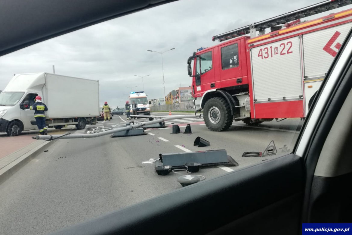 Wypadek w Ełku