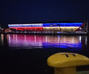 Iluminacja Morskiego Centrum Nauki w Szczecinie