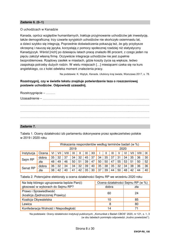 Matura WOS formuła 2015: arkusz CKE i odpowiedzi