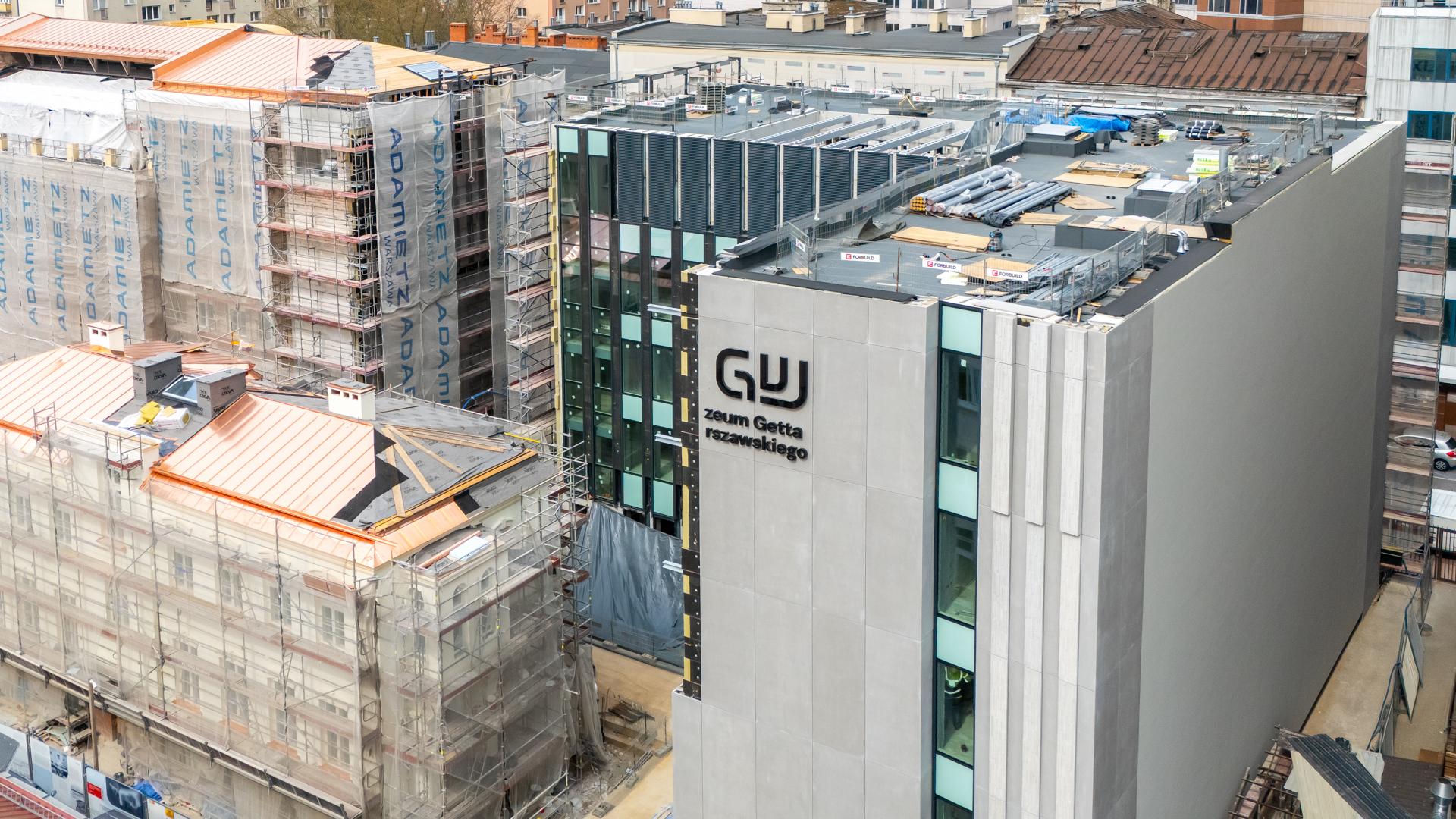 Budowa Muzeum Getta Warszawskiego - kwiecień 2026