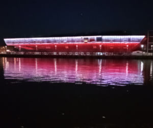 Iluminacja Morskiego Centrum Nauki w Szczecinie