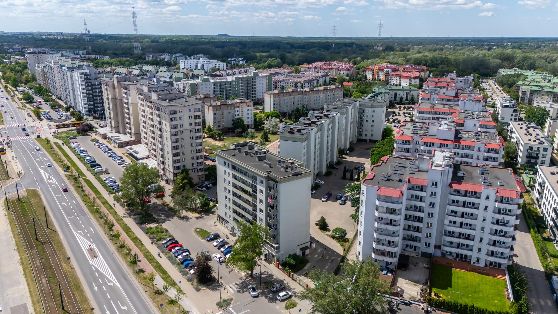 Osiedla wzdłuż ul. Światowida w Warszawie