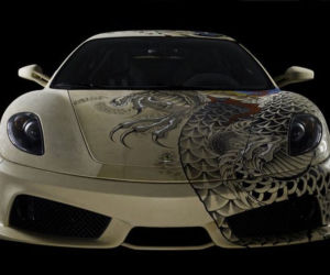 Wytatuowane Ferrari F430 / dzieło Philippe Pasqua