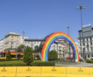 Tęcza wraca na Plac Zbawiciela w Warszawie
