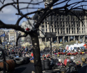 Ukraina Majdan po zamieszkach