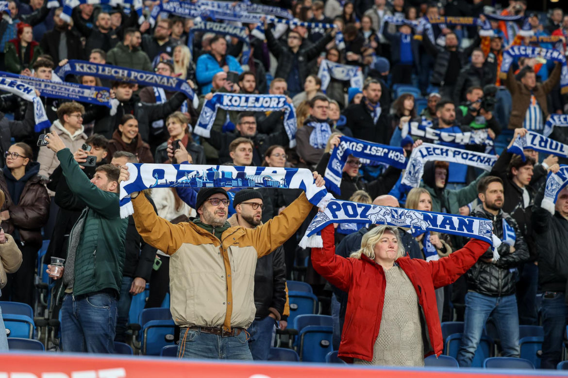 Lech Poznań - Raków Częstochowa: Zdjęcia kibiców z meczu 23. kolejki PKO BP Ekstraklasy