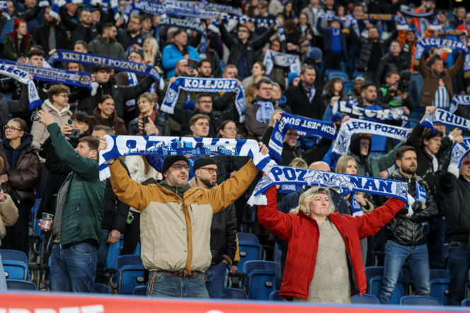 Lech Poznań - Raków Częstochowa: Zdjęcia kibiców z meczu 23. kolejki PKO BP Ekstraklasy