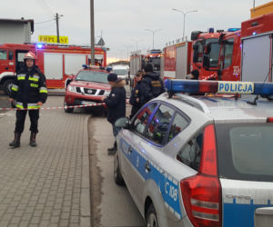 Potężny wybuch przy ul. Łowickiej w Bydgoszczy