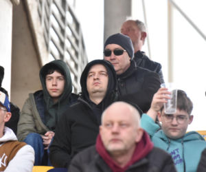 PRES Grupa Deweloperska Toruń - Stelmet Falubaz Zielona Góra, zdjęcia kibiców i zawodników ze sparingu na Motoarenie