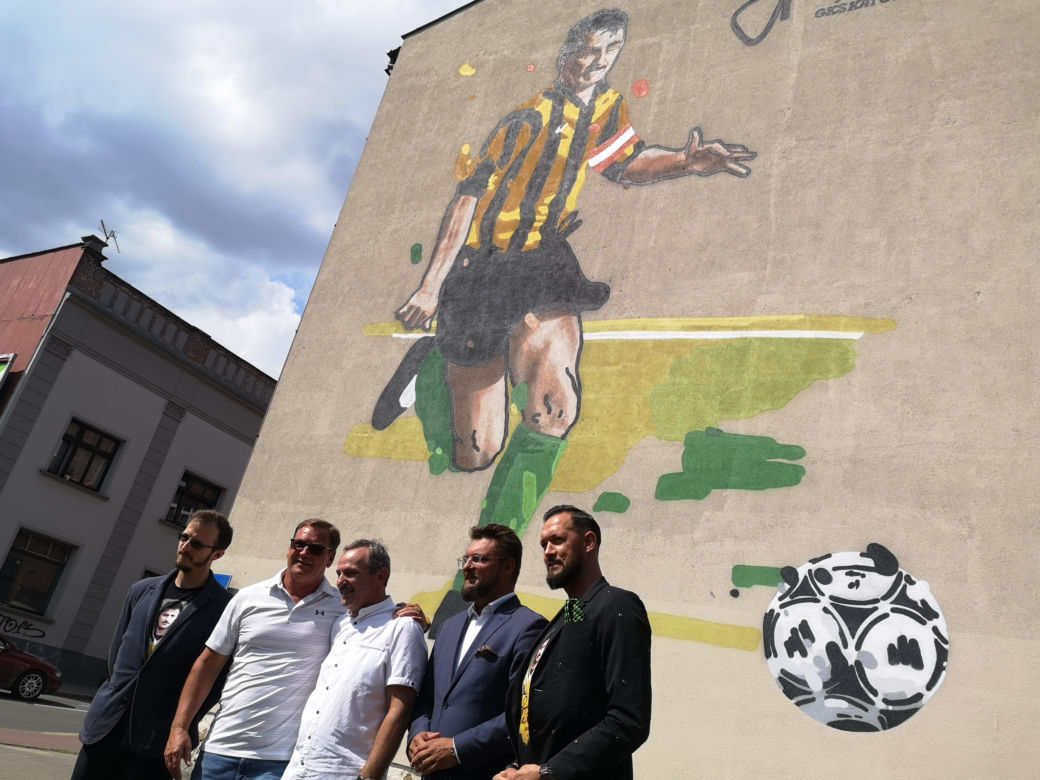 Jan Furtok ma swój mural