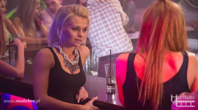 Na dobre i na złe odc. 546. Wiktoria Consalida (Katarzyna Dąbrowska), Agata Woźnicka (Emilia Komarnicka)