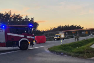 Śmiertelny wypadek w powiecie puławskim. Peugeot potrącił rowerzystę