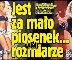Jest za mało piosenek... rozmiarze
