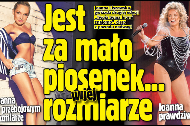 Jest za mało piosenek... rozmiarze