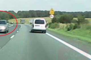 Śląskie: Kobieta w mercedesie pędziła pod prąd na DK86. Wstrząsające! [WIDEO]