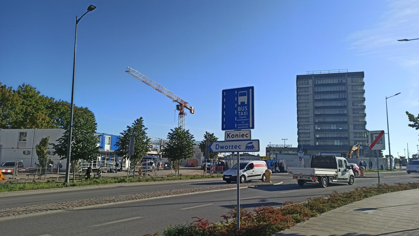 Dworzec Główny - postępy przy budowie
