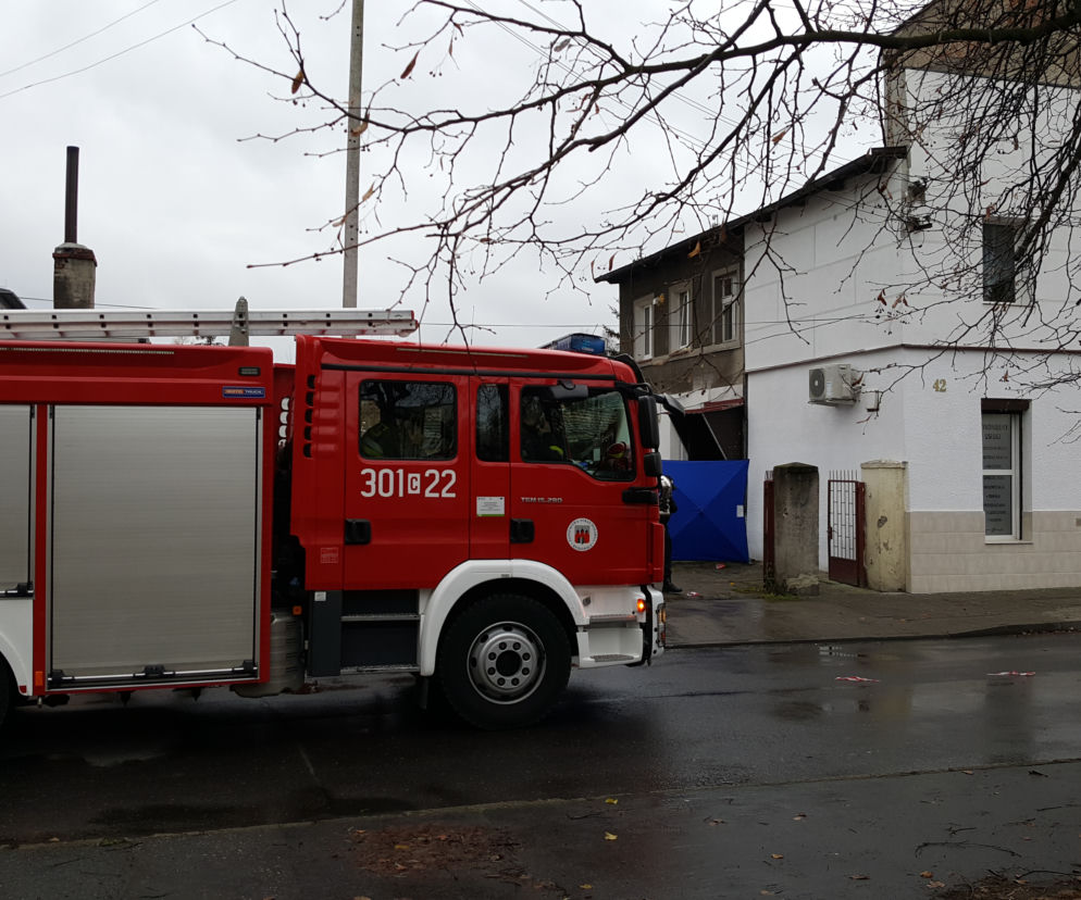 Pożar na Nowodworskiej w Bydgoszczy