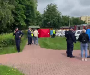 Strzelanina w Białej Podlaskiej. Nie żyje mężczyzna. Trwa obława