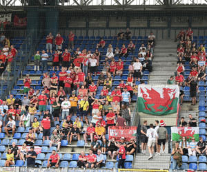 Wisła Kraków - Wrexham. Kibice