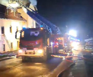 Potężny pożar w znanym kurorcie! Pensjonat Dawid spłonął doszczętnie