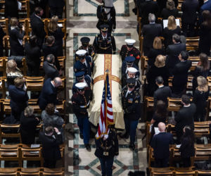 Bush, Biden i Harris wzięli udział w pogrzebie b. wiceprezydenta Dicka Cheneya