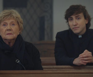 M jak miłość odc. 1910. Ksiądz Grzegorz (Paweł Janyst), Barbara (Teresa Lipowska)