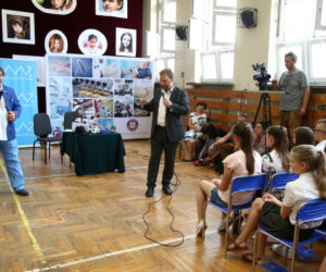 Minister Szumowski spotkał się z uczniami klasy VII