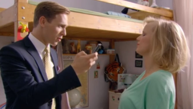 O mnie się nie martw odcinek 6, Iga Młecka (Joanna Kulig), Marcin Kaszuba (Stefan Pawłowski)