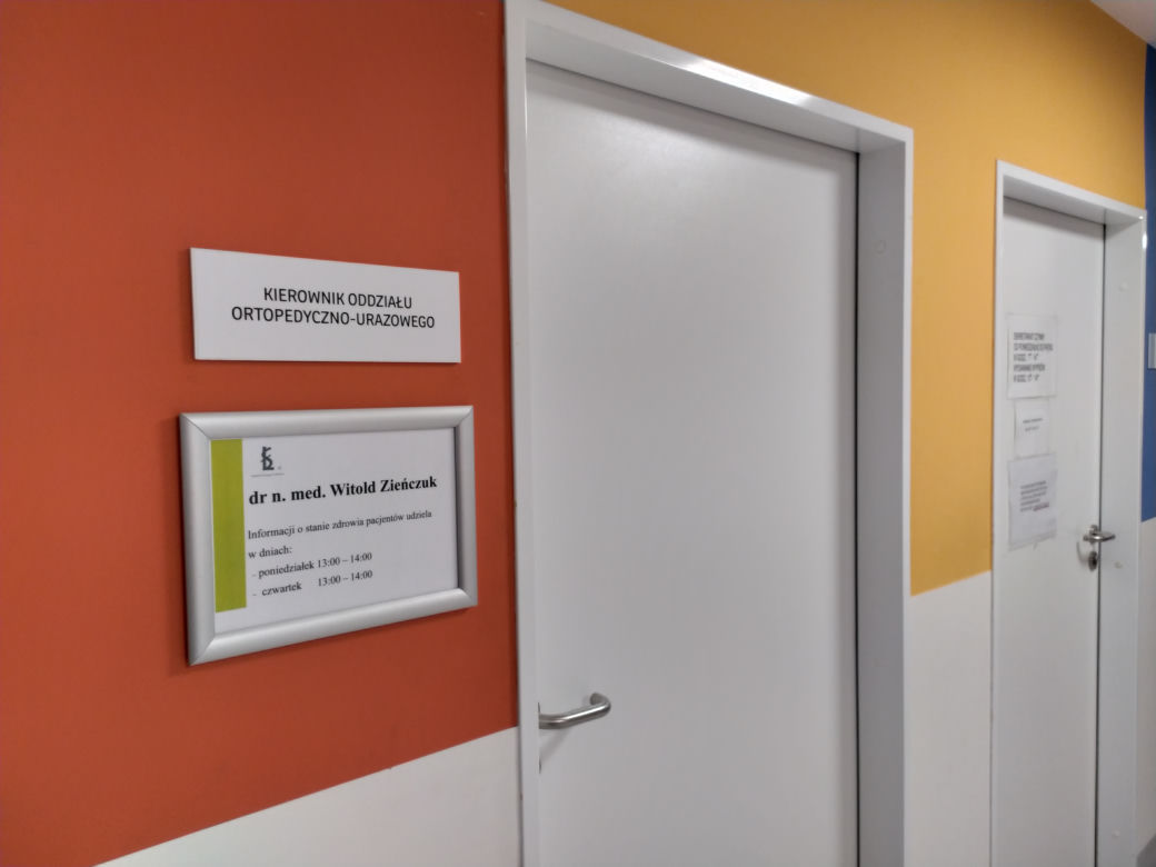 Oddział Ortopedii Szpitala św. Łukasza już po remoncie