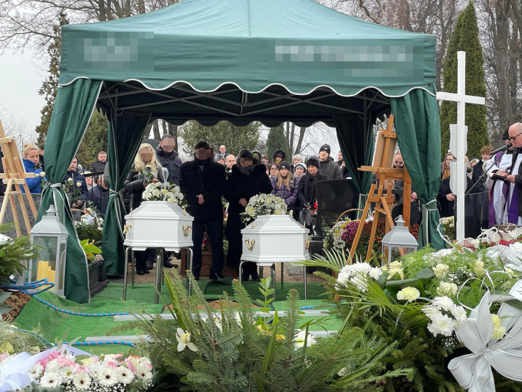 Pogrzeb Weroniki i Sebastiana. Ostatnia droga rodzeństwa