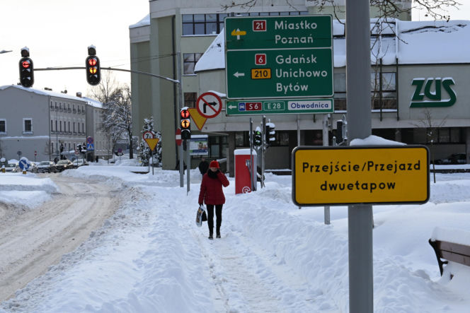 Słupsk pod śniegiem