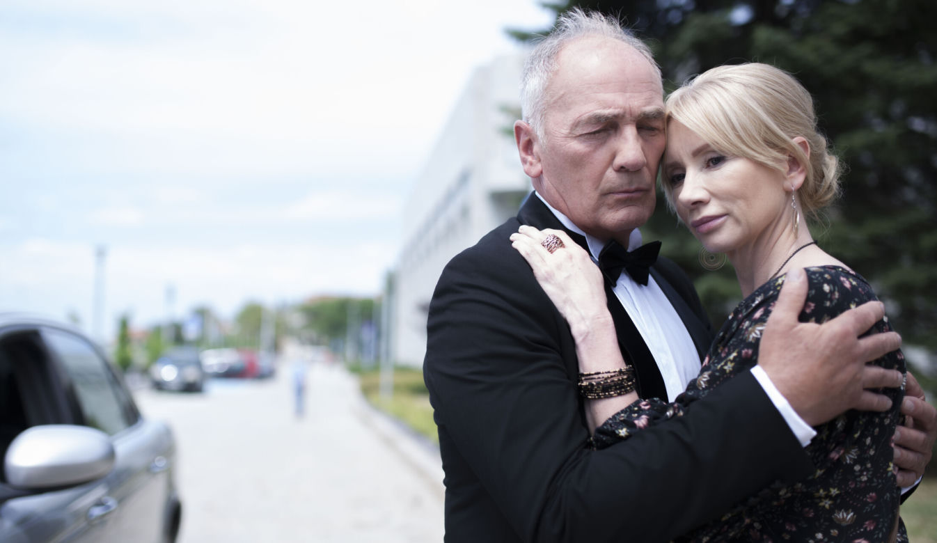 Pierwsza miłość. Ewa (Ewa Gawryluk), Karol Weksler (Karol Strasburger)