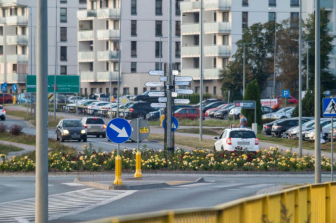 Nazwali rondo w Płońsku w nietypowy sposób. Jedna osoba protestowała