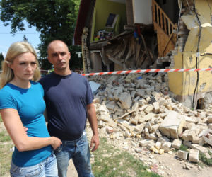 Sosnowo: Wysadzili im dom w dniu ślubu. Nie chcemy tu wracać
