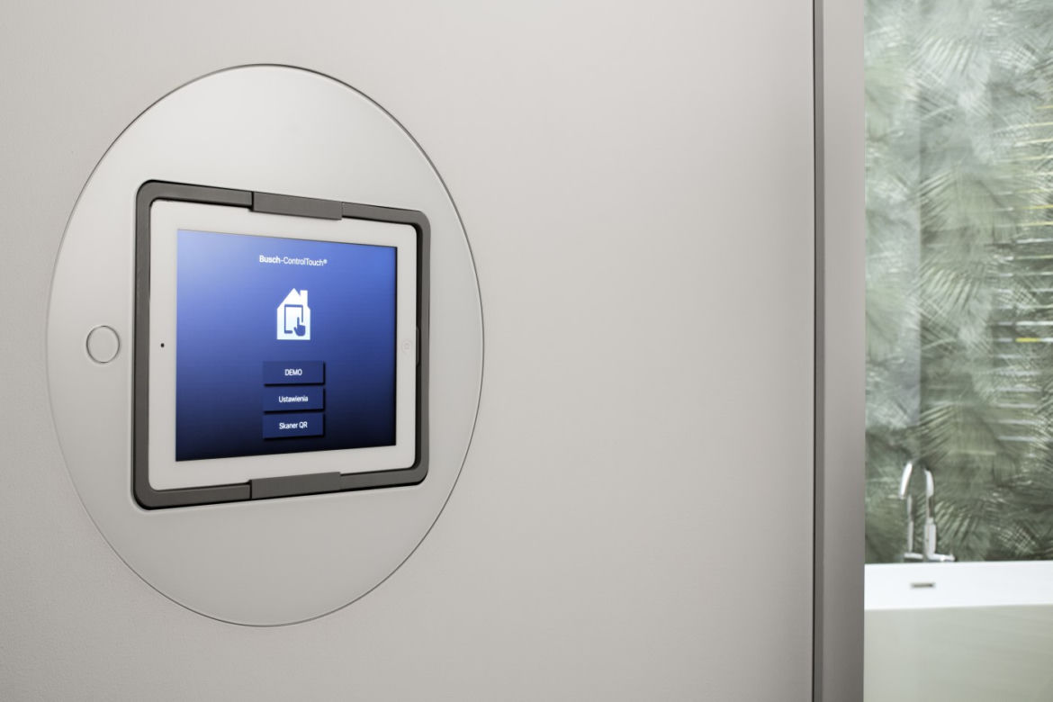 Dom inteligentny: apartament pokazowy ABB Living Space® Experience: panel sterowania