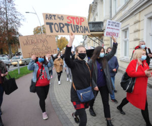 Koszalin: Protest kobiet na ulicach miasta