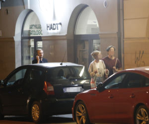 Nitras wypił piwo z przyszłym zięciem