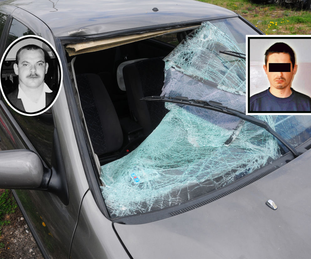 2 kilometry jechał z trupem na masce