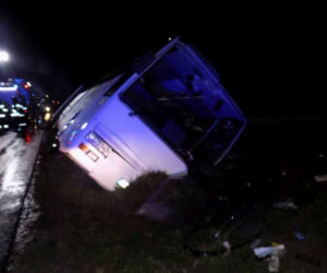 wypadek jesionna jędrzejów autokar